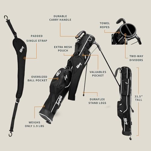 Maxfli Sunday Bag – Lightweight Golf Carry Bag